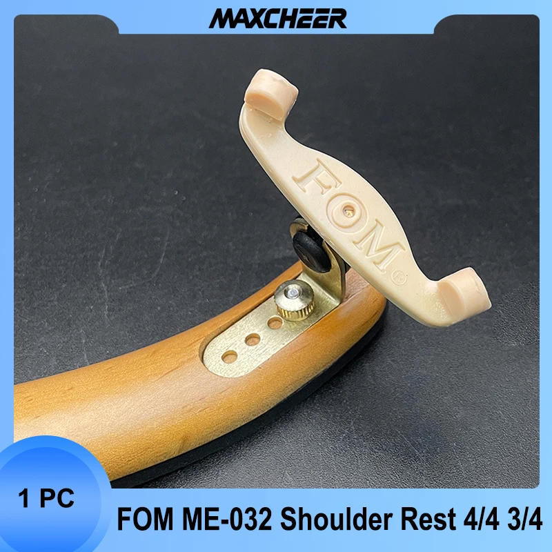 FOM ME-032/033/034 Maple Wood with 5mm Sponge Back Shoulder Rest for 4/4 3/4 1/4 1/2