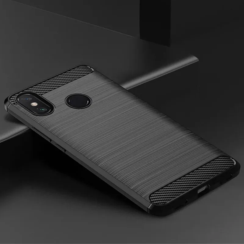 Capa de silicone à prova de choque para xiaomi max3 pro mi max3, capa de luxo para celular xiaomi mi max 3 mi max3pro, capas macias e foscas