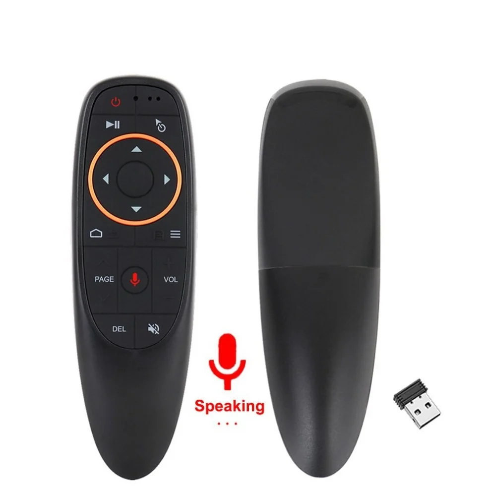 G10S Air Mouse Voice Remote Control 2.4G Wireless Gyroscope for H96 MAX X88 PRO HK1 Q5 Android TV Box X96 DQ03 H98 mini tv stick