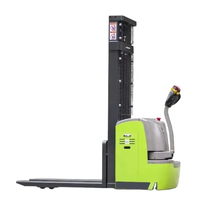 1.5T 24V Fully Electric Pallet Stacker Forklift Easy to Operate With Reliable Motor Engine for Handling New Products