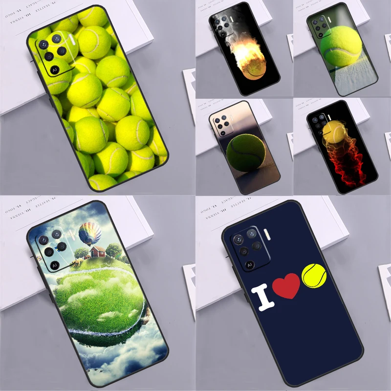 Tennis ball movement Case For OPPO A78 A98 A58 A96 A76 A16 A17 A15 A5 A9 A54 A74 A94 A52 A72 A93 A53 A57S Cover