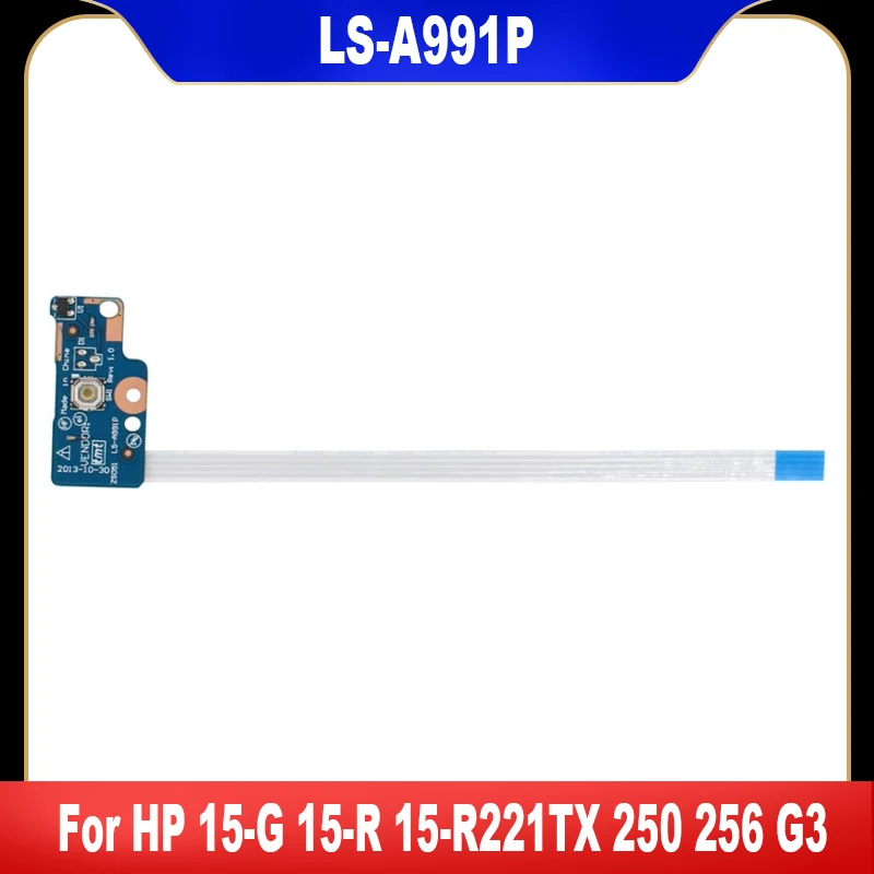 LS-A991P dla HP 15-G 15-R 15-R221TX 250 256 G3 przycisk zasilania płyty z kablem wysokiej jakości