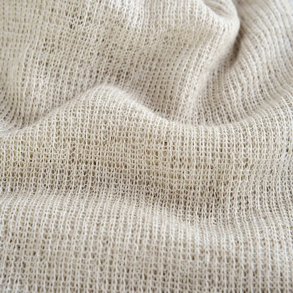 

Polyester Thin Breathable Pullover Hat Soft Double Layer Knitted Outdoor Baggy Skullcaps Knitted Warm Fashionable Baotou Hat