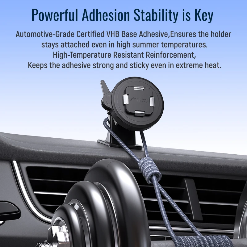 Universal Car Dashboard Mat Quick Mount รถที่วางโทรศัพท์ Pad ขาตั้งโทรศัพท์มือถือสําหรับ iPhone Samsung Xiaomi - series Q [Quad]