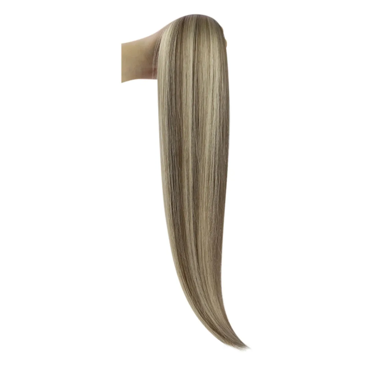 Extensiones de cabello con cinta de inyección YoungSee, 5 uds., cinta de inserción virgen de color oscuro en cabello humano Real para cabello corto