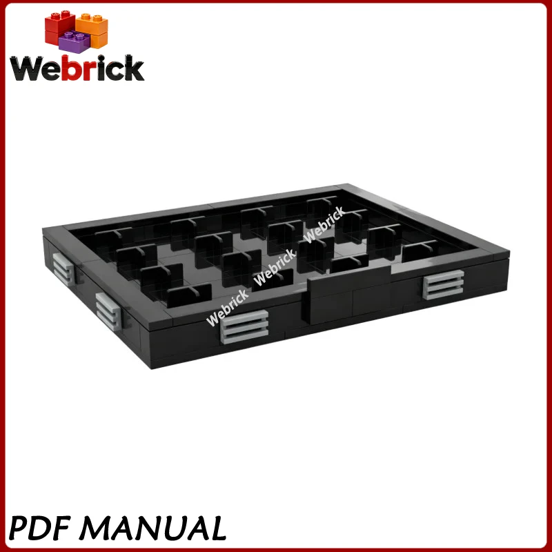 

MOC Figure Display Stand Building Blocks Mini Troop Organizer Base Platform Bricks Kit Hobby Collection Accessory