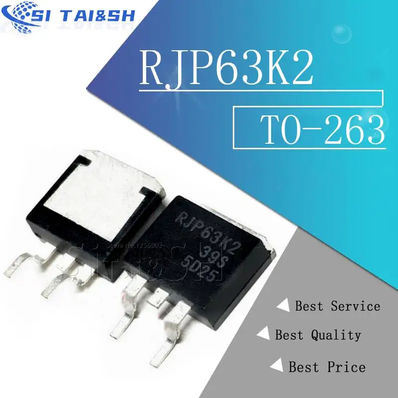 10Pcs RJP63K2 TO-263 63K2 TO263