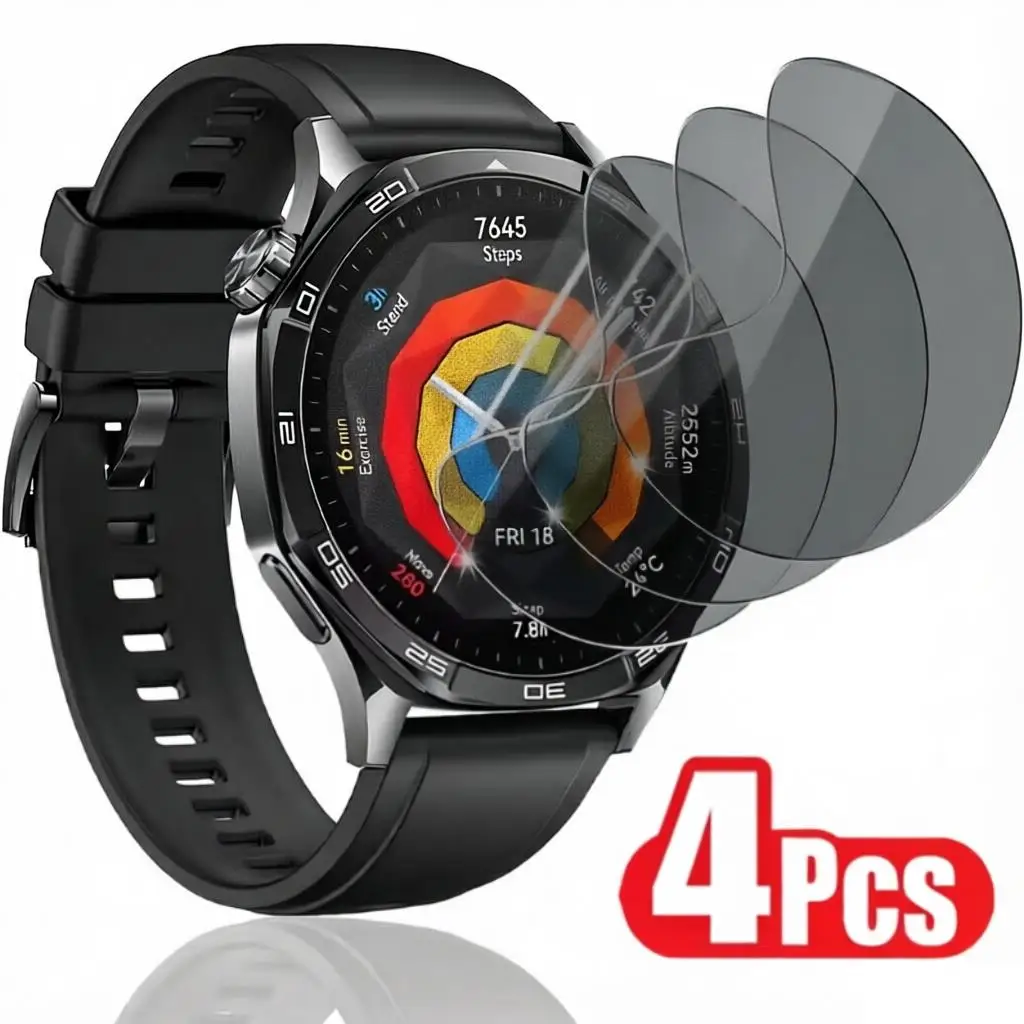 4Pcs Privacy Hydrogel Screen Protector For Huawei Watch GT 4