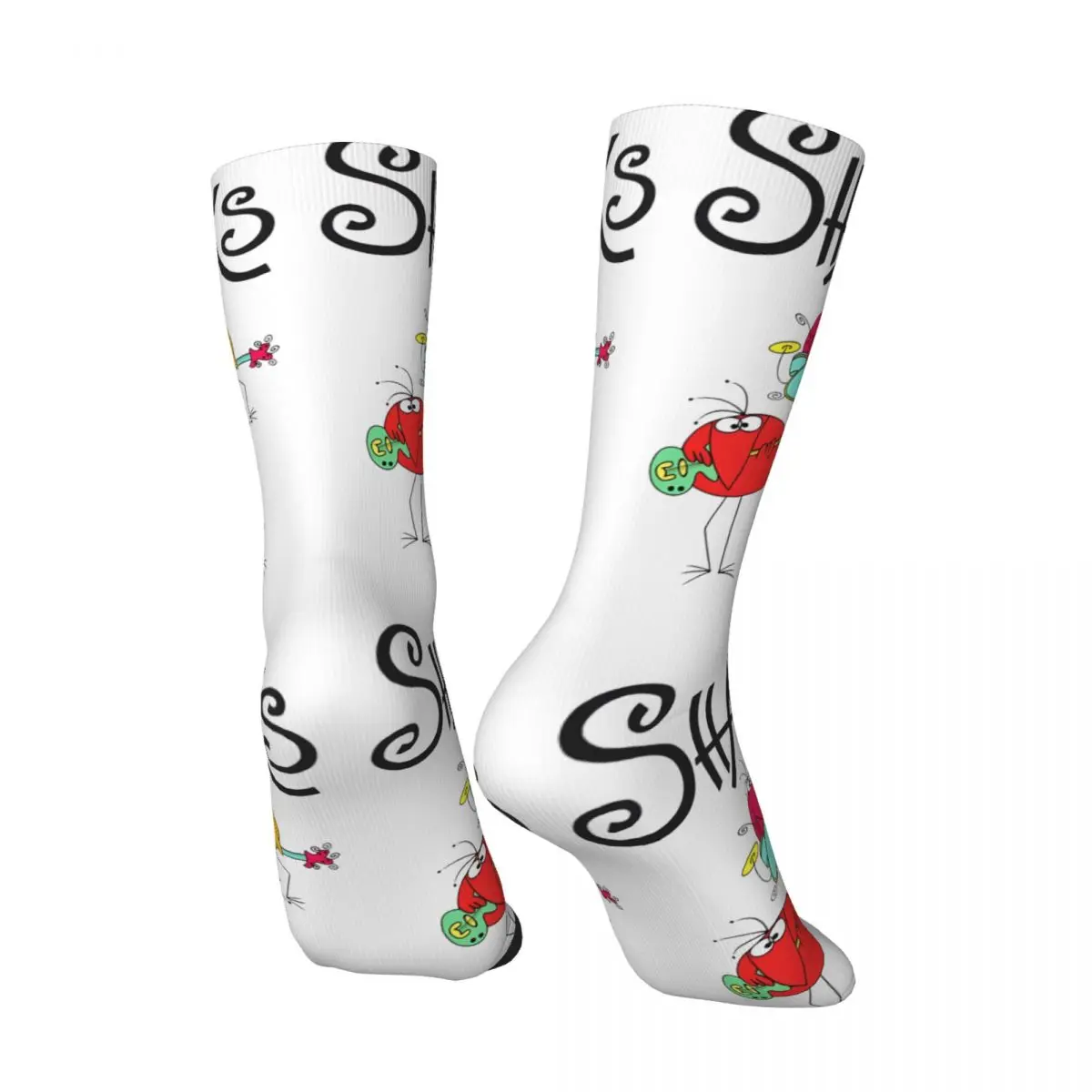 Hip Hop Retro Music Crazy Men's compression Socks Unisex L-Les Shadoks Harajuku Pattern Printed Funny Novelty Happy Crew Sock