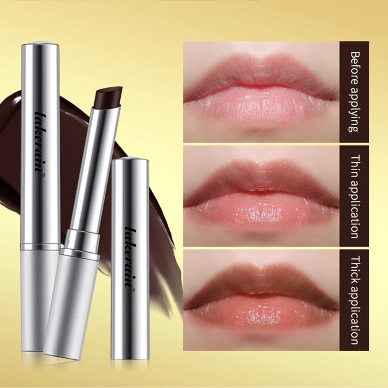 Mel bálsamo labial preto cinnamo batom de longa duração higiênico hidratante lábio plumping nutrir cuidados com os lábios melhorar a cor dos lábios maquiagem