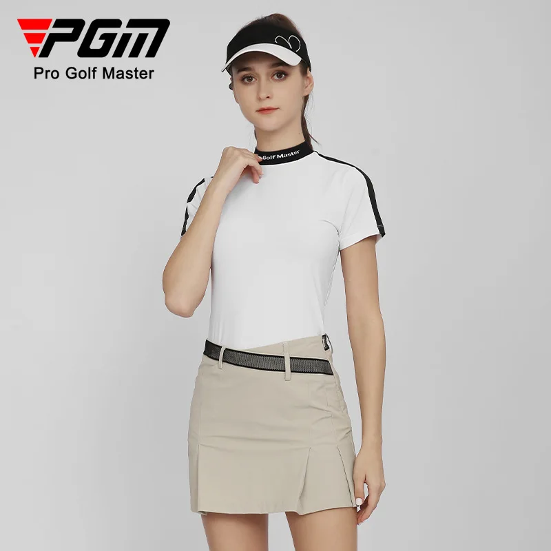 

PGM Golf Skirt Summer Quick Drying Women's Skirt Sports Small A S kirt Breathable Leggings Elastic Half Ski rt