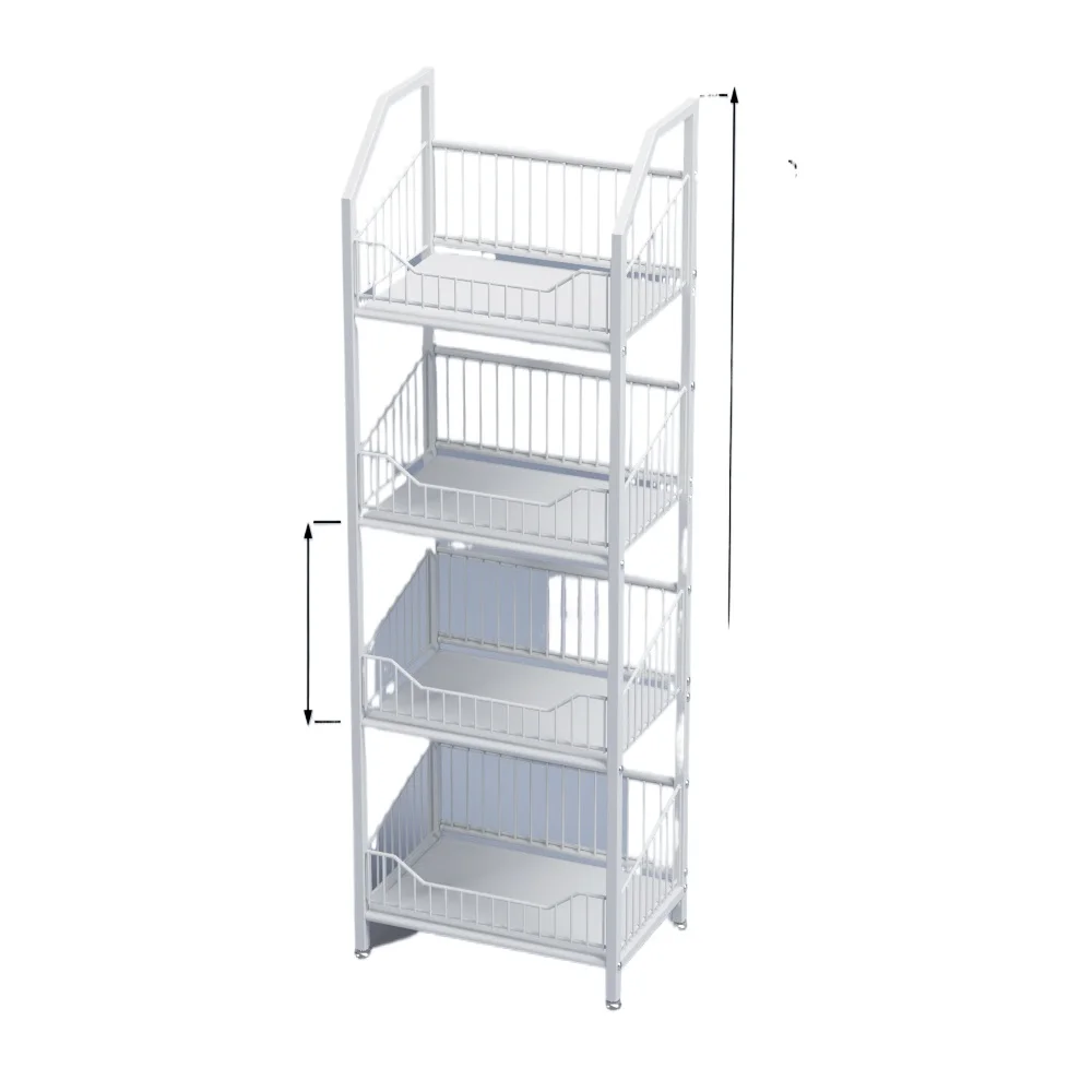 

commissary small shelf display rack beverage multi-layer flat mobile supermarket convenience store shelf