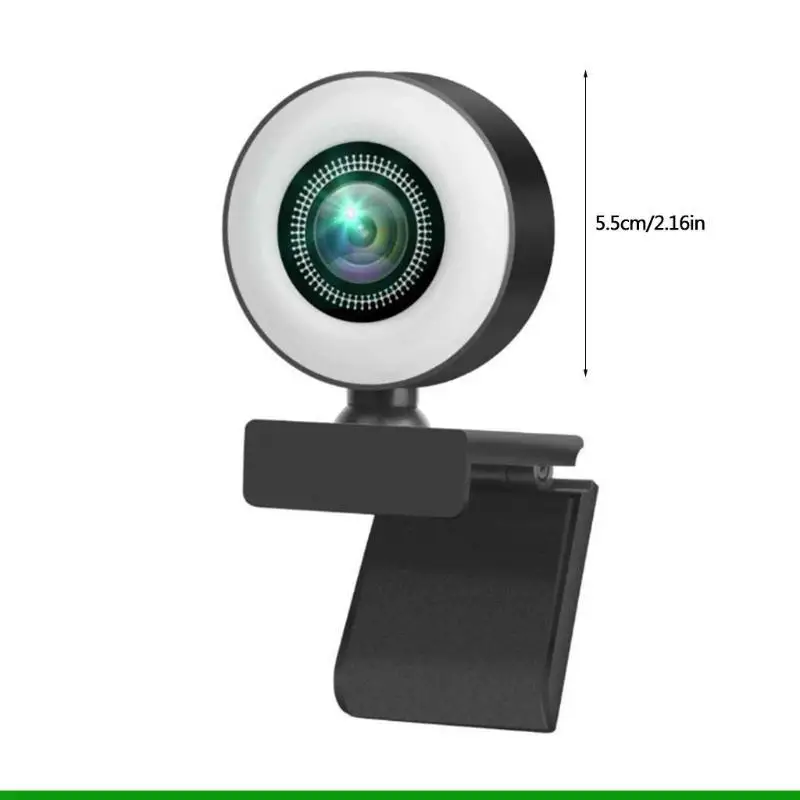 U55C 1080P/2K/720P Webcam Widescreen Video Calling and Recording for W/ 3 Gear Fill L