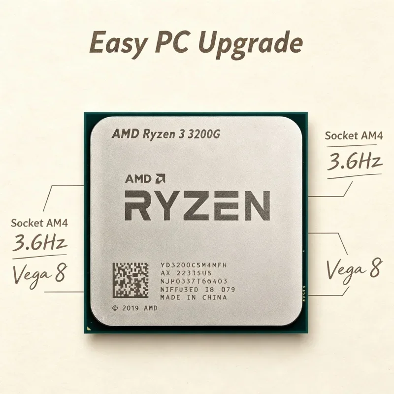cpu-desktop-ryzen3-pro-3200g-socket-am4-36ghz-65w-4-core-4-thread-cache-l3-4m-grafica-vega-8-per-pc-desktop-aziendale