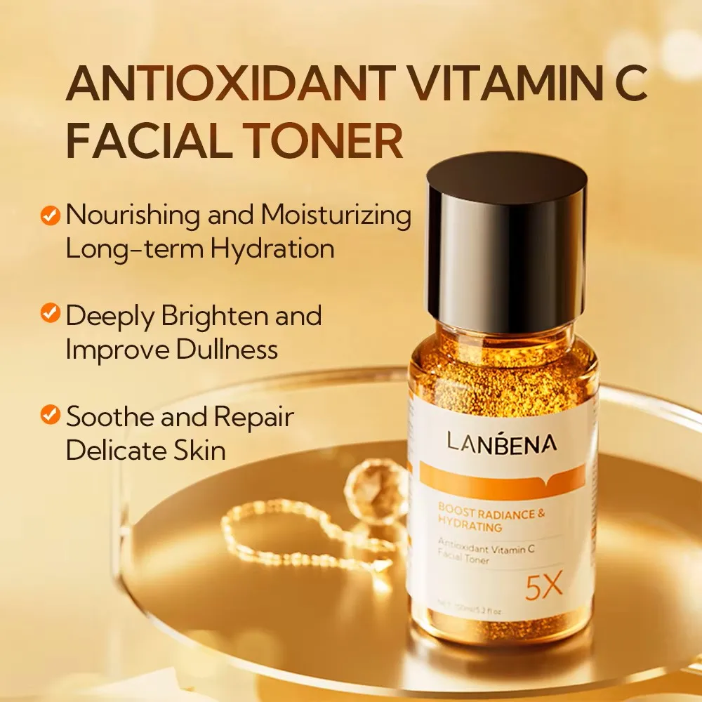 LANBENA VC Toner Essenz Creme Aufhellend und Feuchtigkeitsspendend 3-teiliges Set – Detail 6