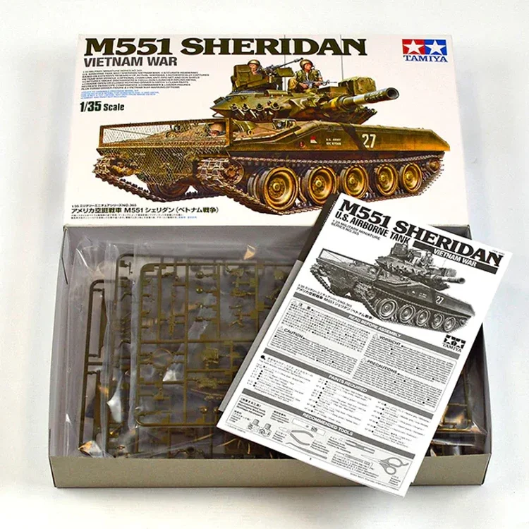 TAMIYA Assembly Model Kit 35365 American M551 Light Tank Vietnam War 1/35