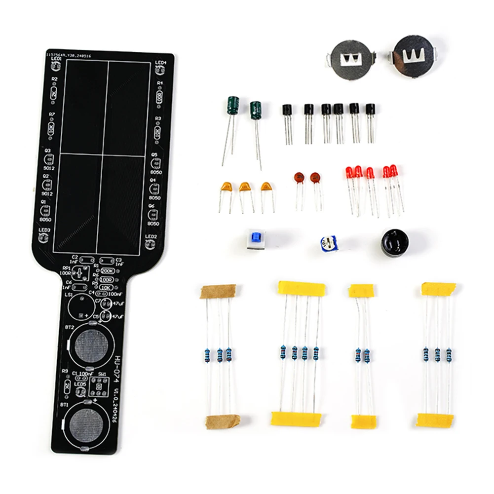 

Звуковой сигнал тревоги Металлоискатель DIY Kit Портативный металлоискатель DIY Металлоискатель Звуковая сигнализация Легкий дизайн