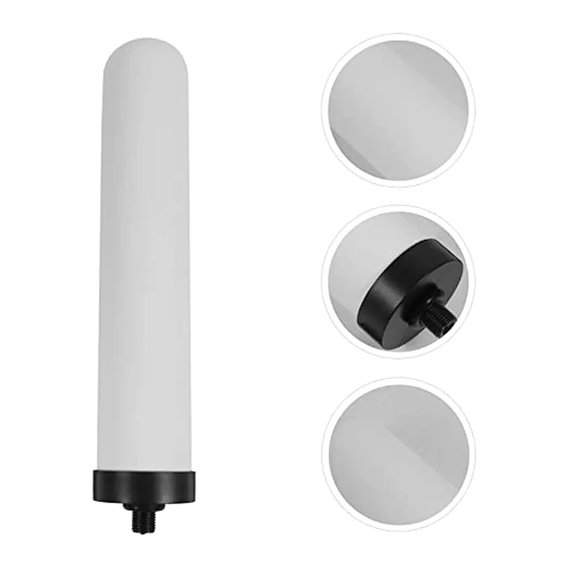Elementi del purificatore della brocca multifunzionale strumento della candela filtro Pur elementi filtranti in ceramica robusti parti in plastica da pollici