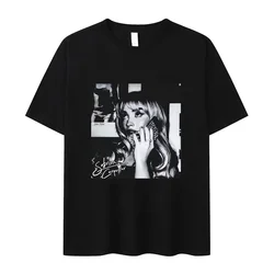 90s Sabrina Carpenter Music Tour Graphic T Shirts Man Women Retro High Quality Fashion T-shirt 100% Cotton Oversized Tshirt