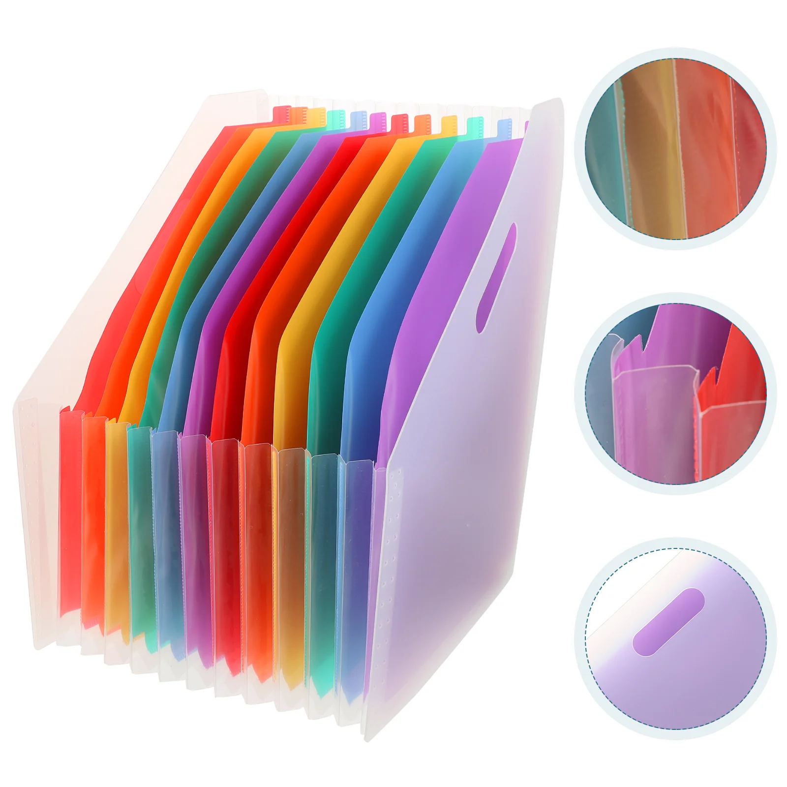 Organ Pack Folder Receipt Bill Receipts Organizer Plastic Standing File Document Student