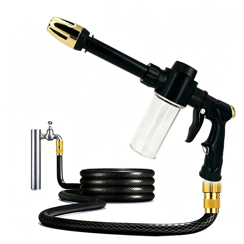 

NEW High-pressure Car Washing Water Gun Household Garden Watering Gun Water Pipe Long Rod Nozzle Cleaning Lawn Irrigation Tool ﻿