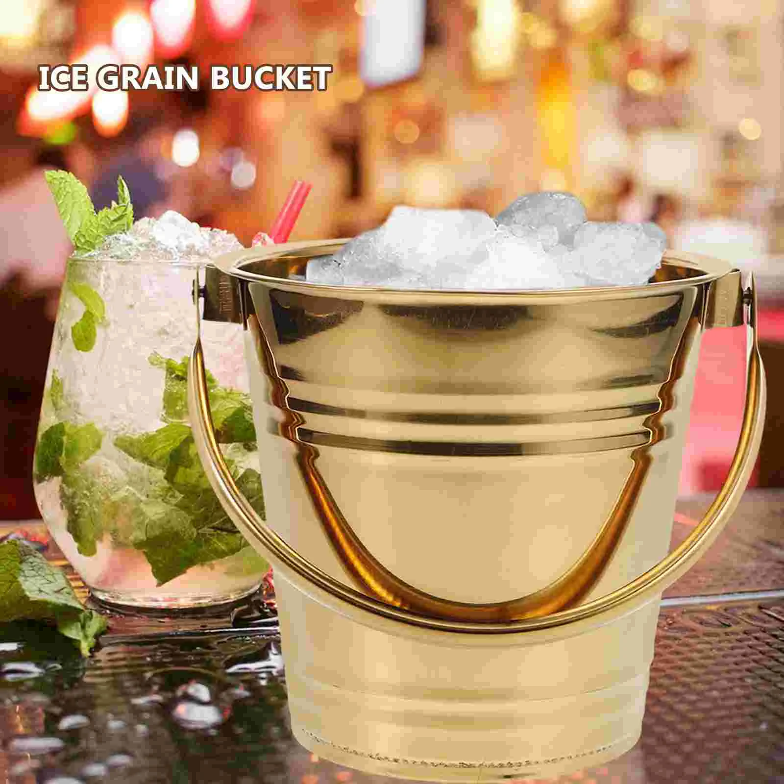 Beer Bottle Ice Cube Bucket Drinks Beer Cooler Container Beverage Cooler Bucket bar ice storage bucket