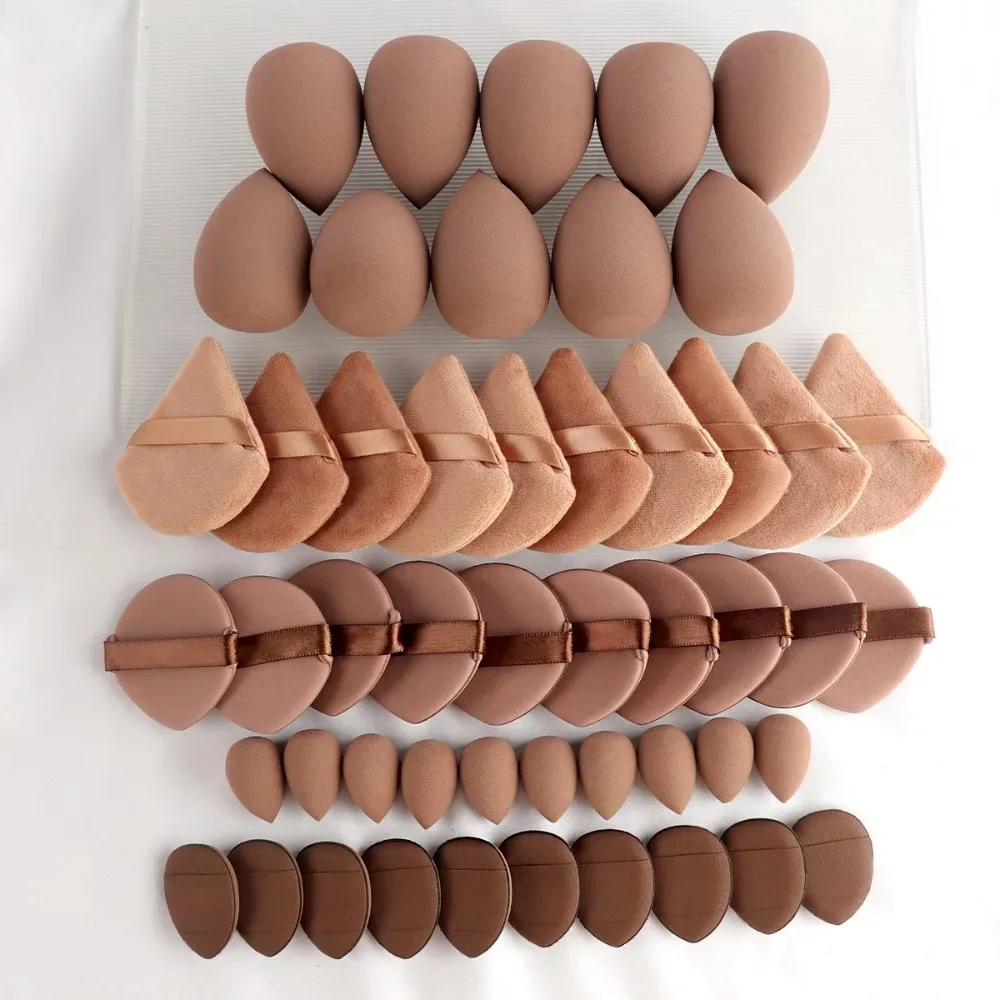 50Pcs Makeup Sponge Powder Puff Beauty Sponge for Make Up Concealer Liquid Foundation Face Cosmetic Puff Makeup Tools