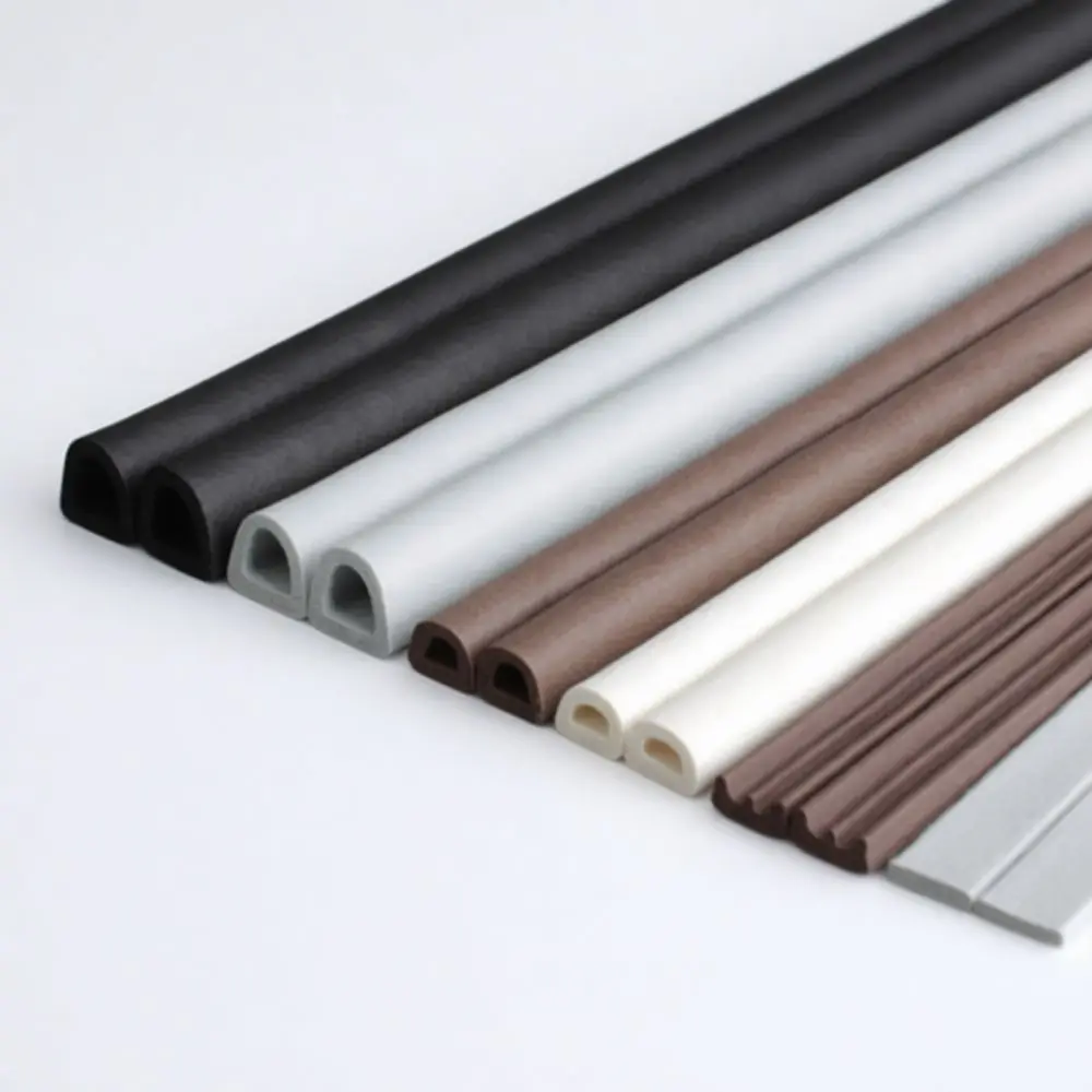 Door Window Weather Strip Foam Seal Self Adhesive Soundproofing Dustproof Wind Guard Protection Gap Stopper Home Improvement