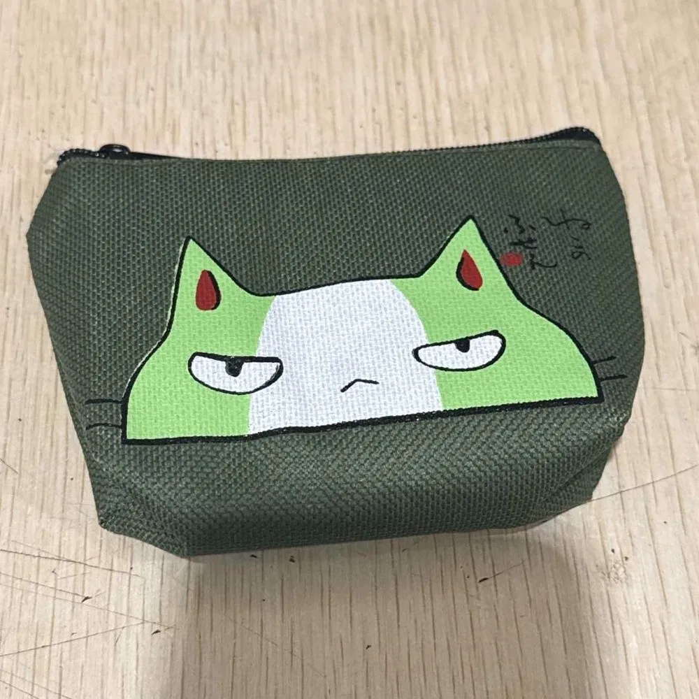 For Girls Sweet Oxford Cartoon with Zipper Multifunctional Card Holders Korean Money Bag Small Coin Purse Women Wallets