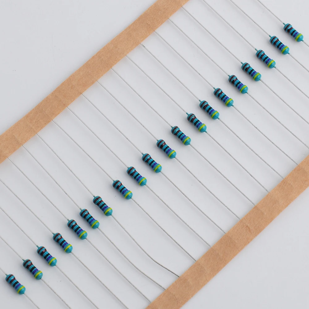 1460pcs 1/4W 73 Values 1% Tolerance Electronic Metal Film Resistors Assortment Kit 10R-1M Ohm with a Band Sticker for Arduino
