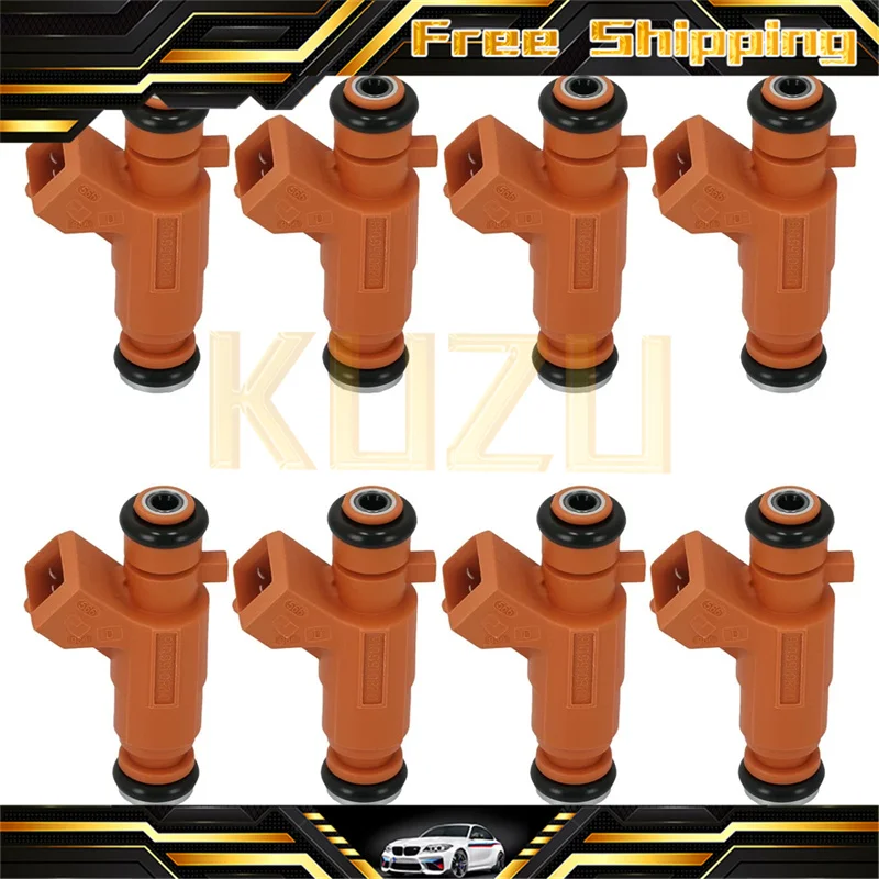 

8Pcs Fuel Injectors For Mercedes-Benz CL500 CLK500 CLS500 E500 G500 ML500 S500 SL500 5.0L CLK430 E430 ML430 S430 4.3L 0280156016