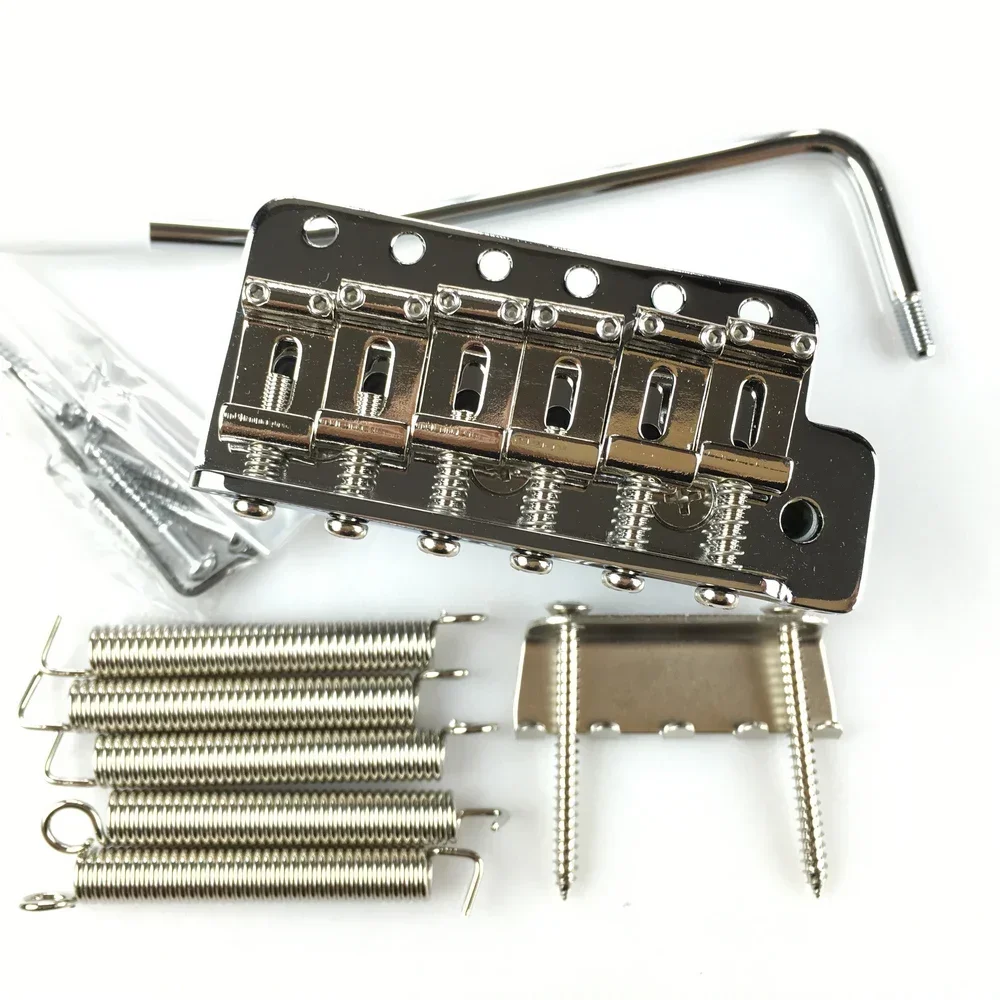 

GOTOH GE101T Vintage Style Electric Guitar Tremolo System Bridge Silver Chrome