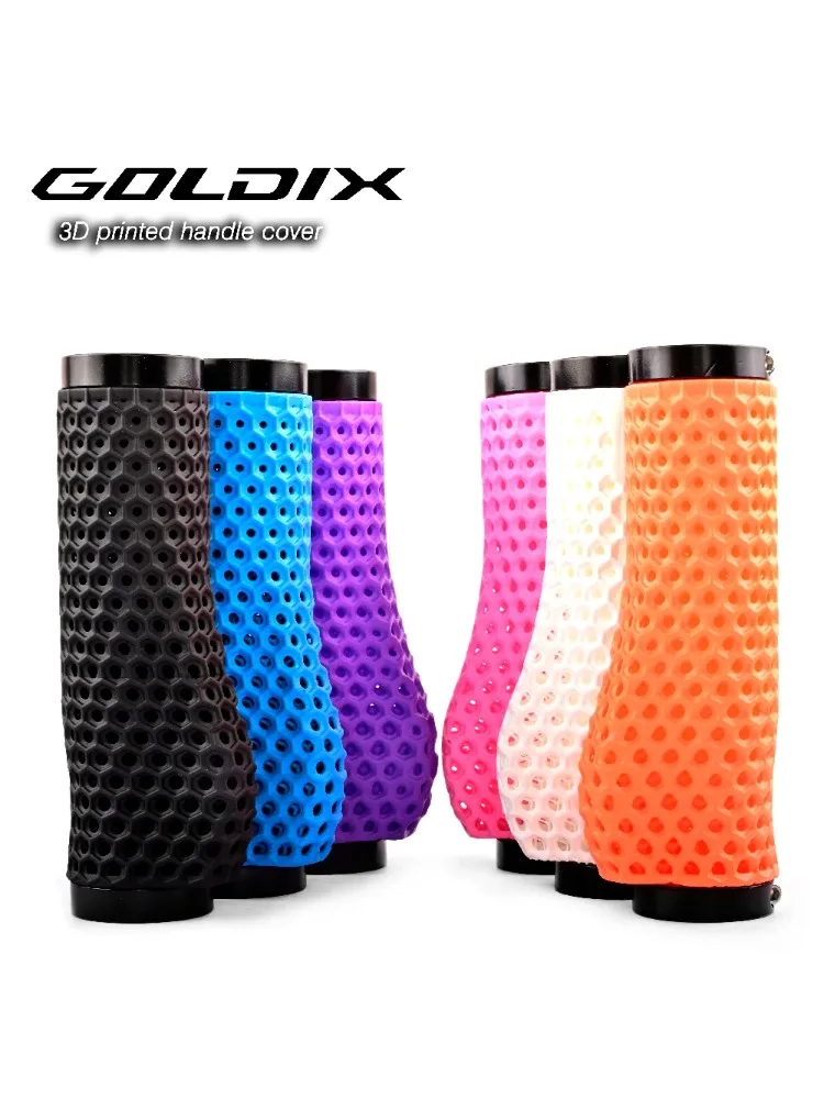AliExpress NONE GOLDIX  3D Printing Honeycomb Bike Handbar Grips Adjustable Bilateral Lock Non-slip Breathable Shock-absorbing MTB Grips