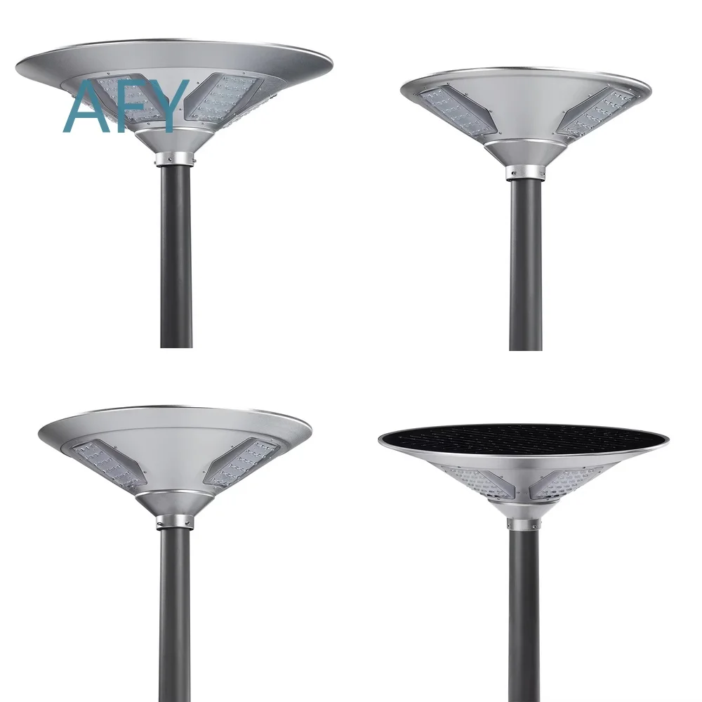 Solar Garden Light for Outdoor Lighting Pathway Illumination IP67 Waterproof Stainless Steel LED Battery Powered 20W 30W 50W