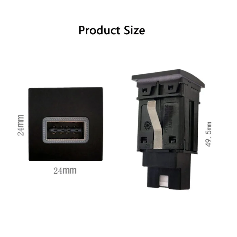 Picture 3: For Volkswagen VW Golf 6 Jetta5 MK5 Scirocco 06-14 Car Dual USB Charger Socket PD Quick Charging QC3.0 Auto Phone Adapter Button