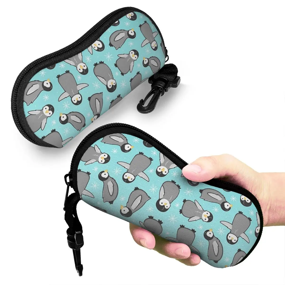

Penguin Chicks Shell Glasses Case Protective Sunglasses Box Women Men Soft Eyeglasses Bag Pouch