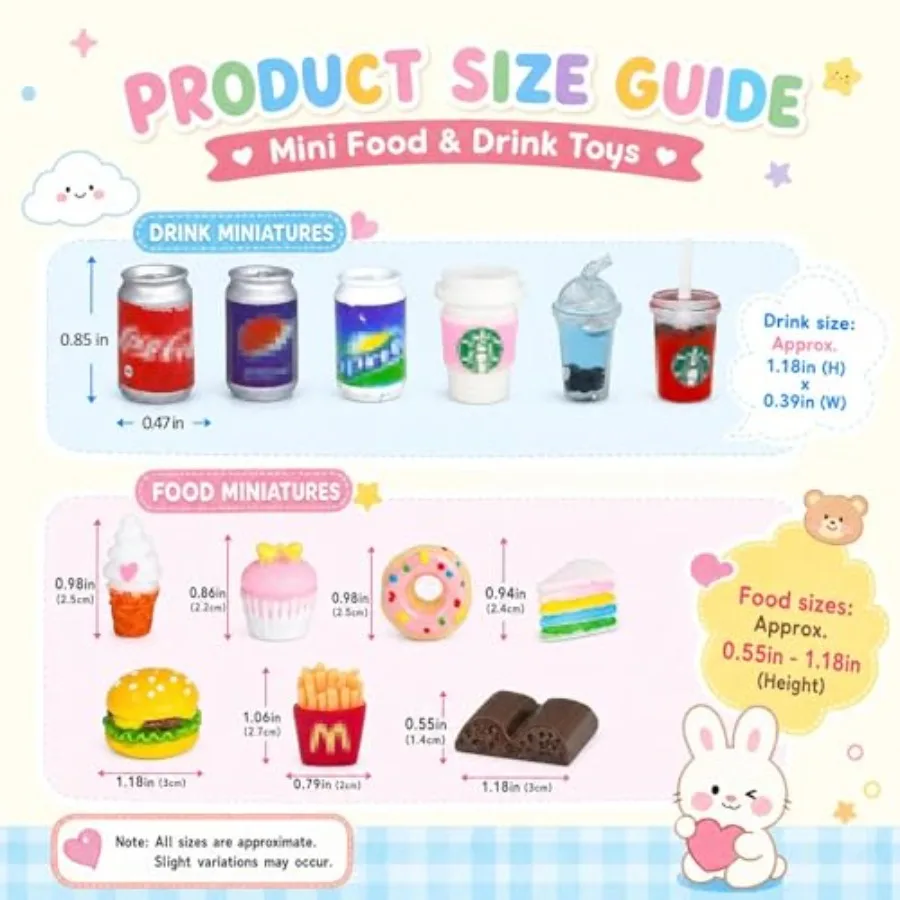 Pcs Miniature Drink Bottles Soda Pop Cans Pretend Kitchen Game Party Accessories Toys Hamburg Cake Ice Cream for 1/12 Doll Hous - view 3