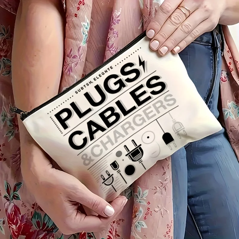 Imagen 3: Bolsa de viaje plegable para cosméticos con cremallera, neceser, estuche para lápices, bolsa organizadora, bolso de mano para mujer, regalo perfecto para amigas