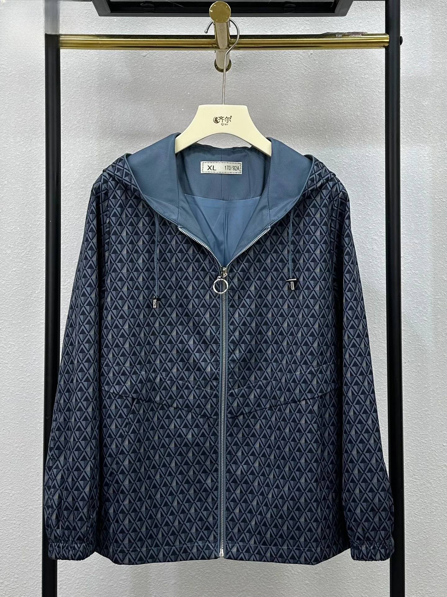 

Faionable Casual ort Outerwear Loose Fit Autumn New Arrival for Middle-Aged And ly Women Printed Hooded Zipper Cardigan