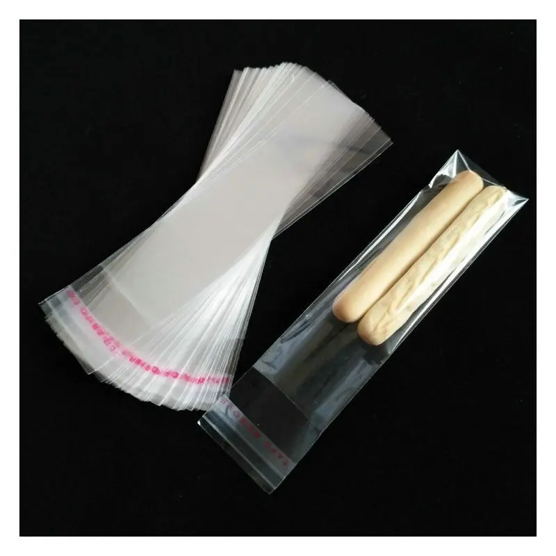 200/100pcs Disposable self-adhesive clear plastic bag, small self-sealing packaging for candy, biscuits, pens, jewelry or gifts