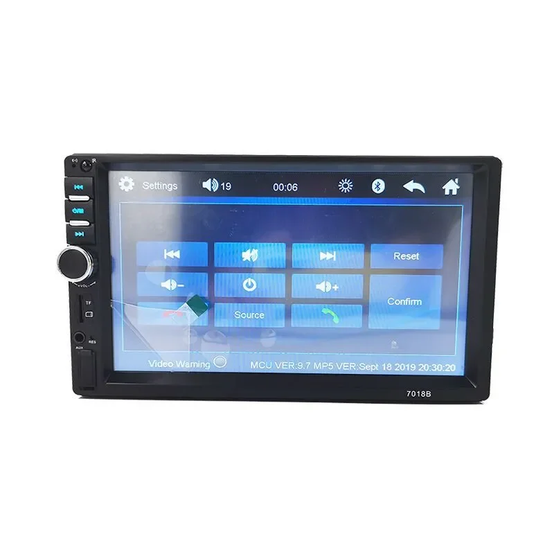 Universal 7 inch Car MP5 Player Bluetooth Reversing Camera Monitor 12V Auto Radio Stereo for 7010B 7018B