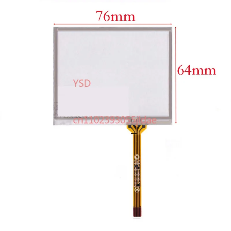 4-Wire 3.5inch Touch Digitizer Screen 7663/7664mm Navigator Repair Part