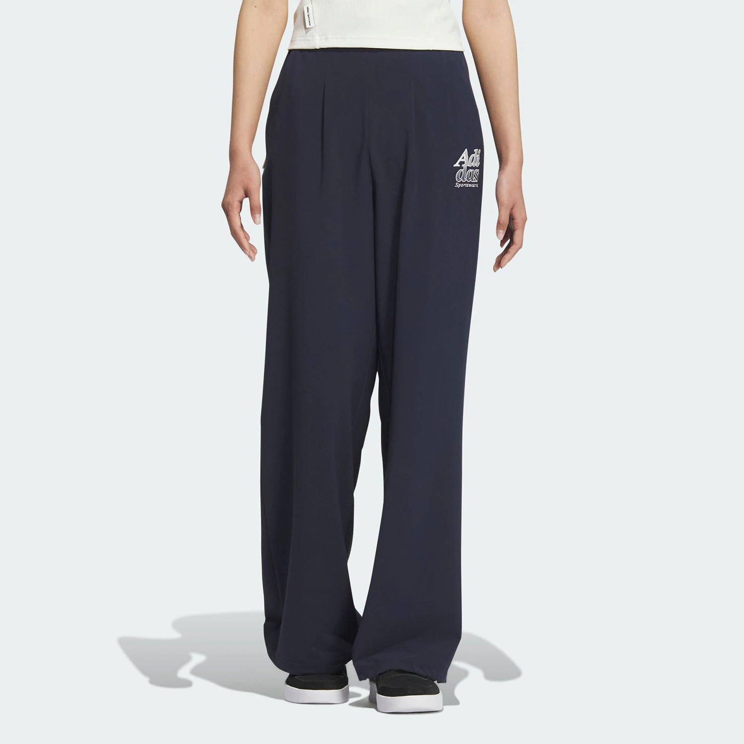 أديداس الرسمية حقيقية W LOGO PANT المرأة السراويل الرياضية فضفاضة JI6875