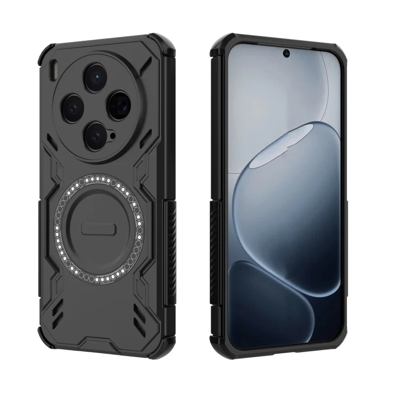 

Чехол для Vivo X300 Vivo X300 Pro Capas, противоударный бампер для телефона, магнитная адсорбция, беспроводная зарядка, задняя часть Fundas Vivo X300