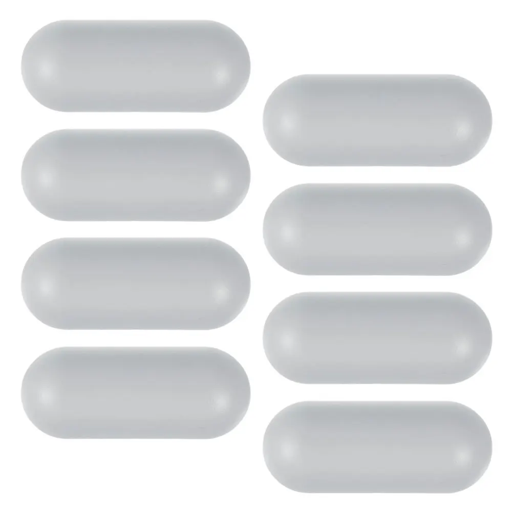 8Pcs Toilet Seat Bumpers Universal Antislip Rubber Buffers Soft Toilet Seat Pads Replacement Kit for Bathroom Safety
