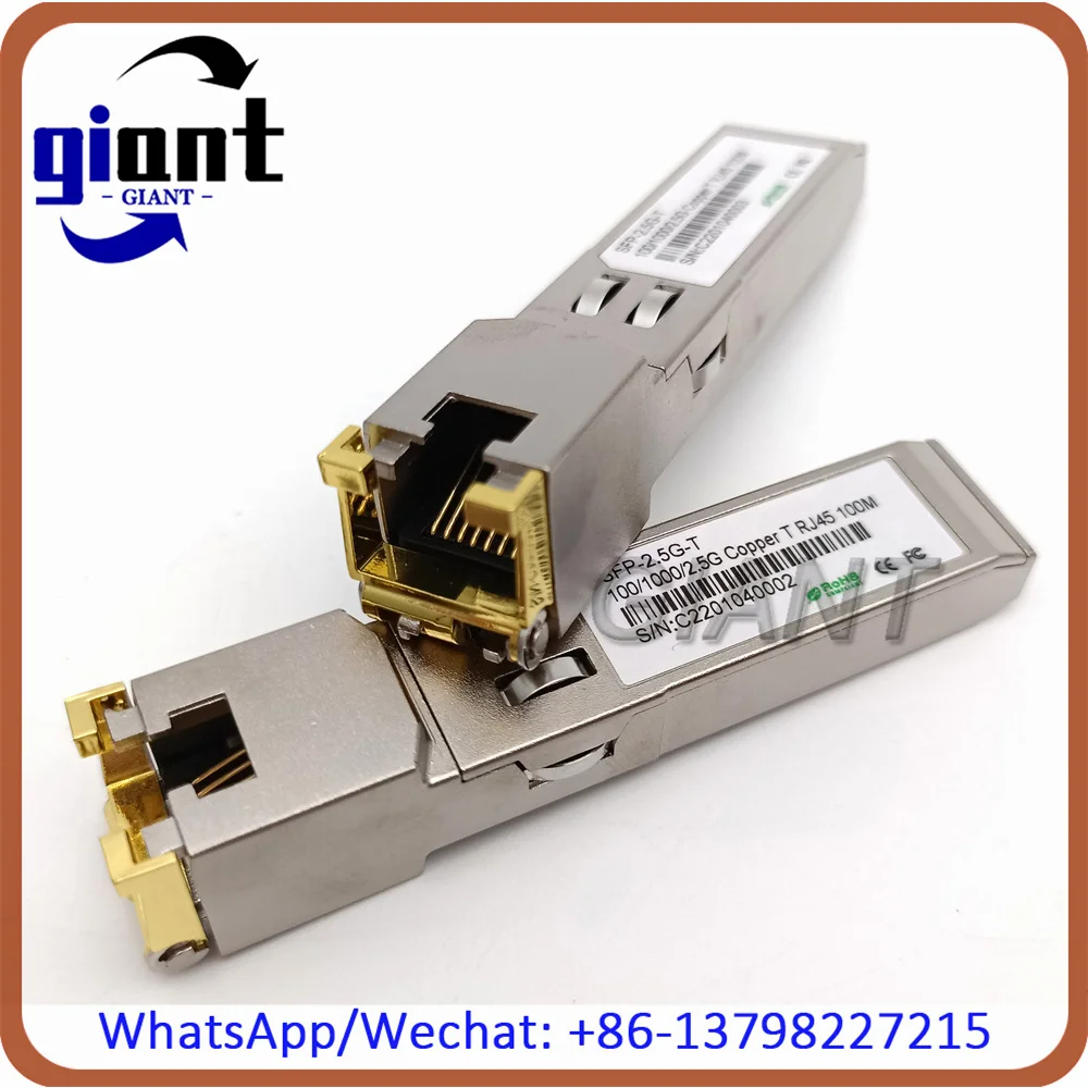 2pcs-25g-ethernet-to-rj45-sfp-module-25gigabit-rj45-module-transceiver-switch-tl-sm410u-electrical-port-for-network-cable