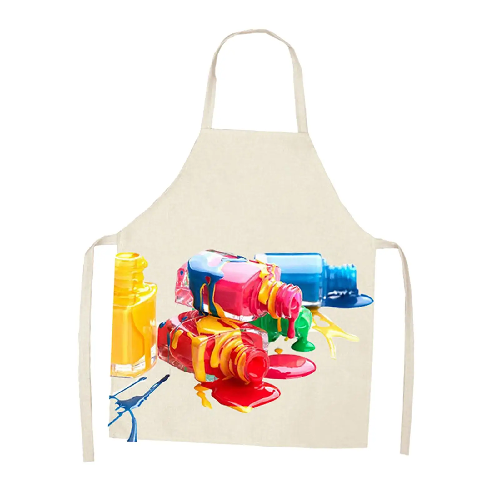 Nail Technician Apron Bib Apron Universal for Men Women Manicurist Apron for Gardening Home Cleaning Waitress Nail Salon