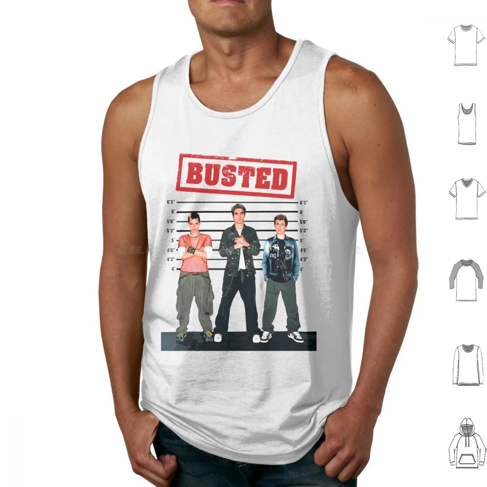 Wanted Busted Band Tank Tops Print Cotton Busted Band Busted Tour Busted Music Band Mcbusted Busted Album Busted Tour 2023