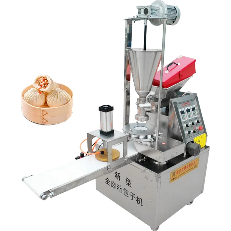 High Quality Steamed Stuffed Bun Making Machine Somosa and Momo Making Machine Two in One Manual Bao Bun Maker