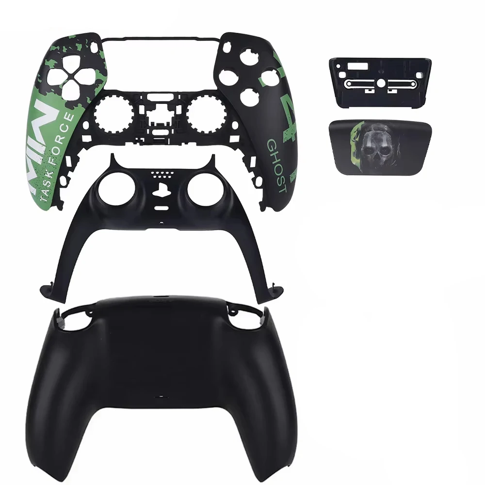 المحدودة روبوت إله الحرب ل PS5 تحكم قذيفة لوحة اللمس غمبد غطاء استبدال الجبهة الخلفية لوحات مقبض الحال بالنسبة BDM 01-05